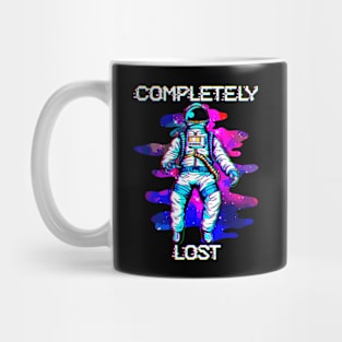 Completely Lost Astronaut Floating In Space Funny Mug